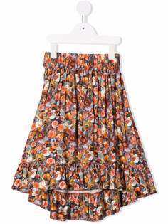 COCO AU LAIT юбка с эластичным поясом и цветочным принтом