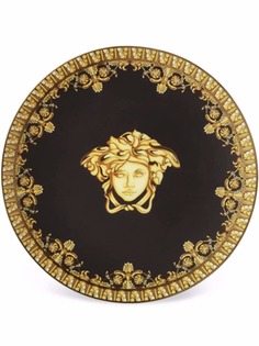 Versace тарелка Baroque Nero (10 см)