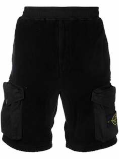 Stone Island шорты карго с нашивкой Compass