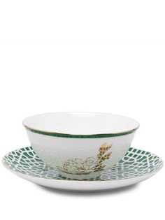 Shanghai Tang набор посуды Peony and Butterfly Set 1 из трех предметов