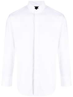Shanghai Tang рубашка без воротника на пуговицах