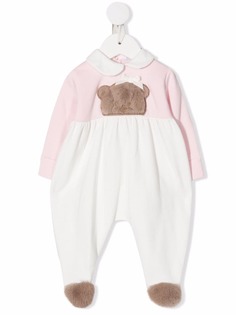 Le Bebé Enfant пижама Teddy Bear в стиле колор-блок