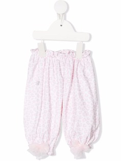Miss Blumarine брюки с леопардовым принтом