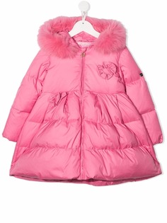 Miss Blumarine ярусный пуховик