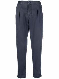 Kiton зауженные брюки с эластичным поясом