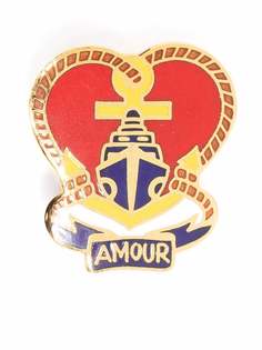 JC de Castelbajac Pre-Owned брошь Amour 1990-х годов