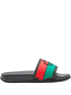 Gucci шлепанцы с логотипом Interlocking G