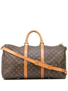 Louis Vuitton дорожная сумка Keepall Bandoulière 50 с монограммой