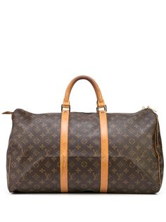 Louis Vuitton дорожная сумка Keepall 50 pre-owned с монограммой