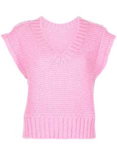 Apparis вязаный топ с V-образным вырезом