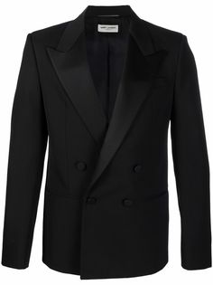 Saint Laurent двубортный пиджак