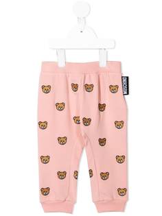 Moschino Kids спортивные брюки с вышивкой Teddy Bear