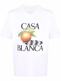 Casablanca футболка с логотипом