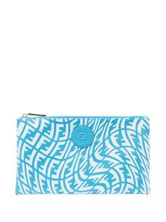 Fendi клатч с принтом FF Vertigo