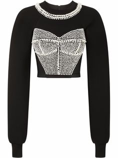 Dolce & Gabbana декорированный джемпер