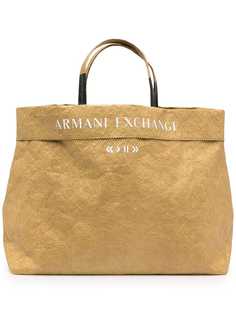 Armani Exchange сумка-тоут с логотипом