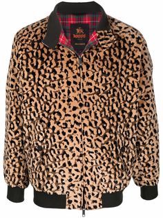 Baracuta куртка с леопардовым принтом из коллаборации с Wacko Maria