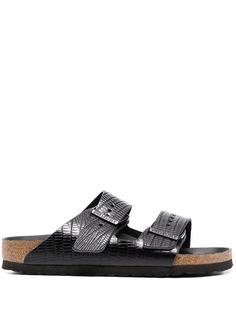 Birkenstock шлепанцы Arizona BS с тиснением под кожу крокодила