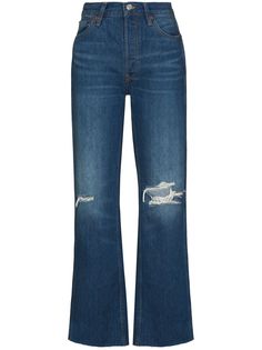 RE/DONE джинсы с завышенной талией из винтажного денима