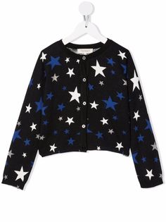TWINSET Kids кардиган тонкой вязки с принтом