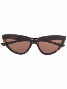 Balenciaga Eyewear солнцезащитные очки в оправе кошачий глаз