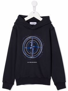 Stone Island Junior худи с логотипом