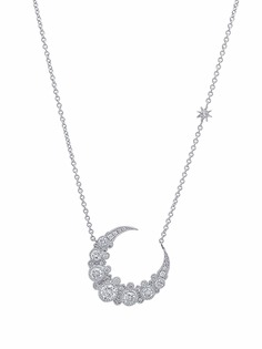 Colette колье Crescent Moon из белого золота с бриллиантами