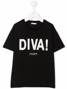 Dolce & Gabbana Kids футболка с короткими рукавами и принтом