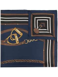 Polo Ralph Lauren шелковый платок с принтом