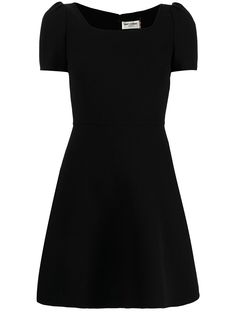 Yves Saint Laurent Pre-Owned платье мини с квадратным вырезом