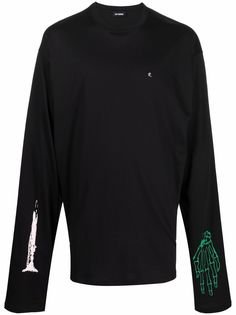 Raf Simons толстовка с графичным принтом