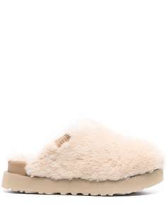 UGG меховые слиперы на платформе