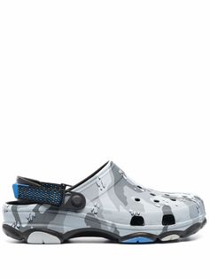 Crocs слиперы с узором