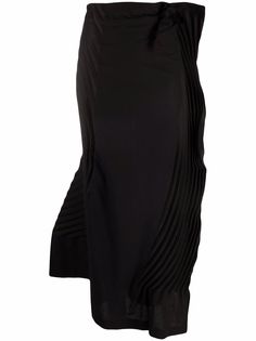 Issey Miyake плиссированная юбка асимметричного кроя