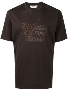 Ermenegildo Zegna футболка с логотипом