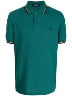 FRED PERRY рубашка поло с вышитым логотипом