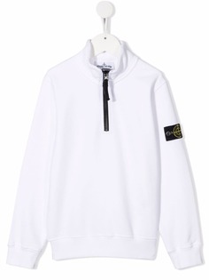 Stone Island Junior джемпер с нашивкой-логотипом