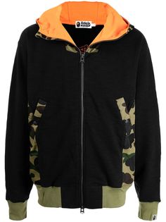 A BATHING APE® худи с контрастной отделкой Bape
