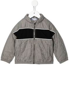 Emporio Armani Kids бомбер со вставками