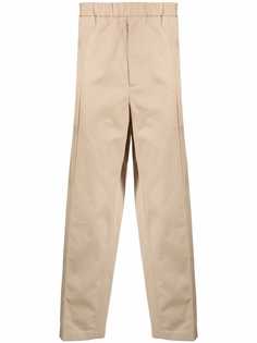 Jil Sander брюки чинос с эластичным поясом
