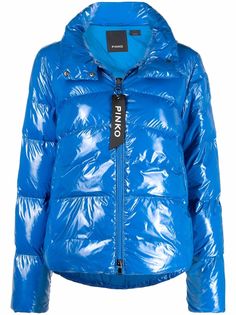 PINKO пуховик с логотипом