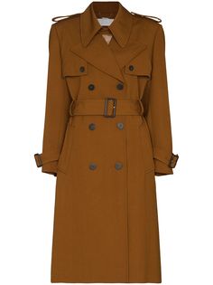 Chloé двубортный тренч с поясом Chloe