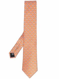 LANVIN шелковый галстук с узором