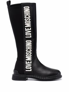 Love Moschino ботфорты с логотипом