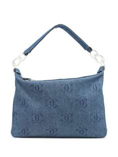 Chanel Pre-Owned джинсовая сумка-тоут 2002-го года с логотипом CC