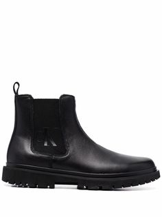 Calvin klein devlin box leather boots store