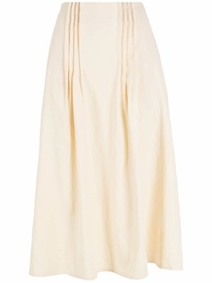 Alcaçuz юбка миди Adocar со складками