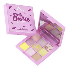 7 Days, Палетка пигментов My Basic Pastel, тон 103, Pink Lollipop