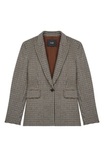 Жакет цвета кэмел на одной пуговице Maje