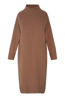 Коричневое трикотажное платье Joe Gerard Darel